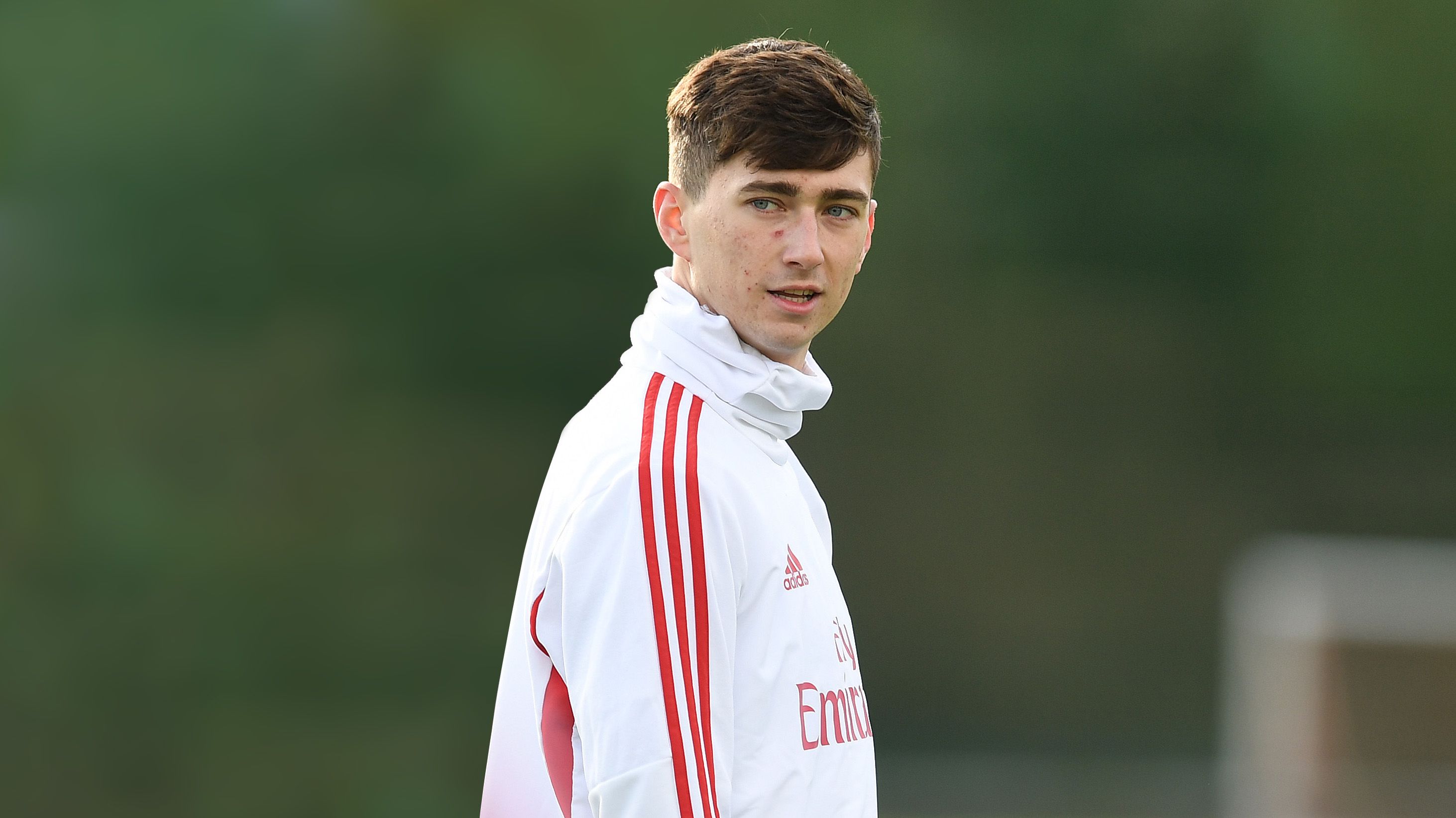 Alfie Matthews during a training session