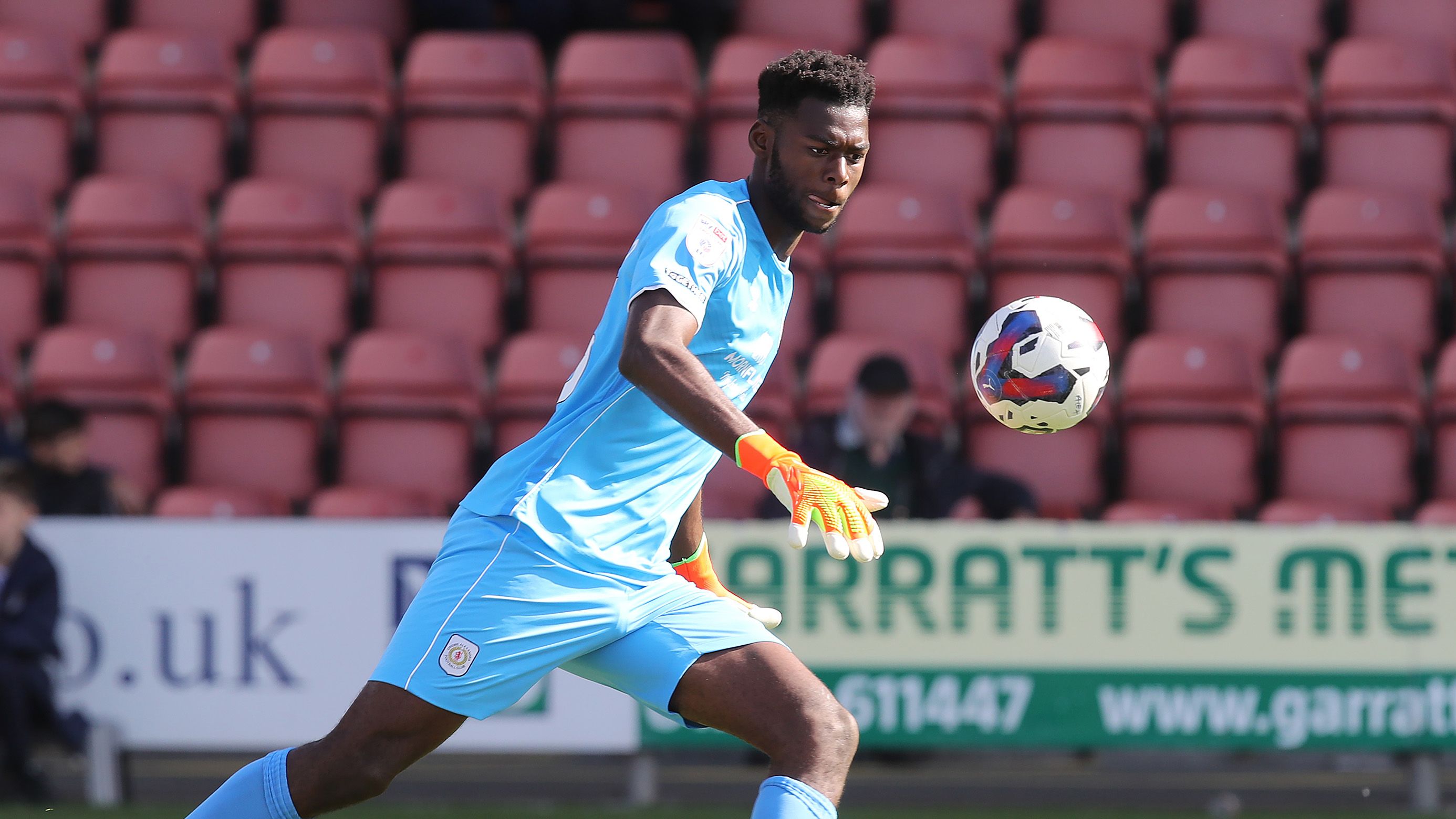 Arthur Okonkwo in action